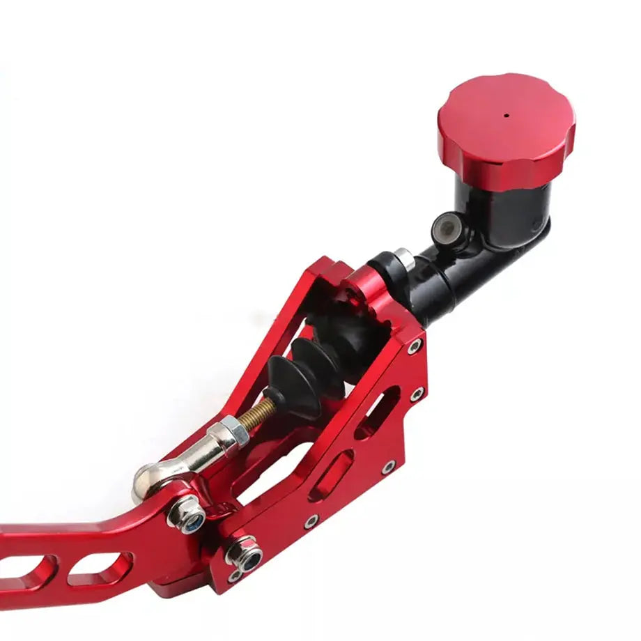 Universal Hydraulic Drift Racing Hand Brake With Oil Reservoir - Red maxmotorsports