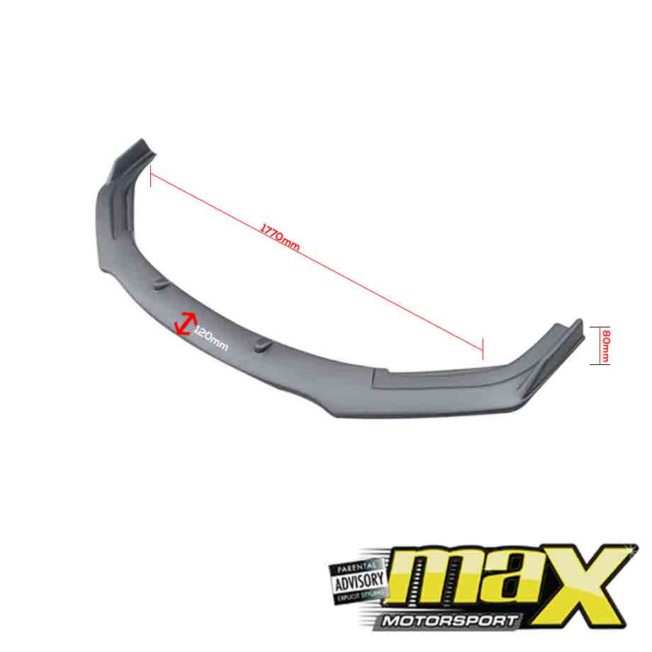 Universal Plastic Front Lip Spoiler maxmotorsports