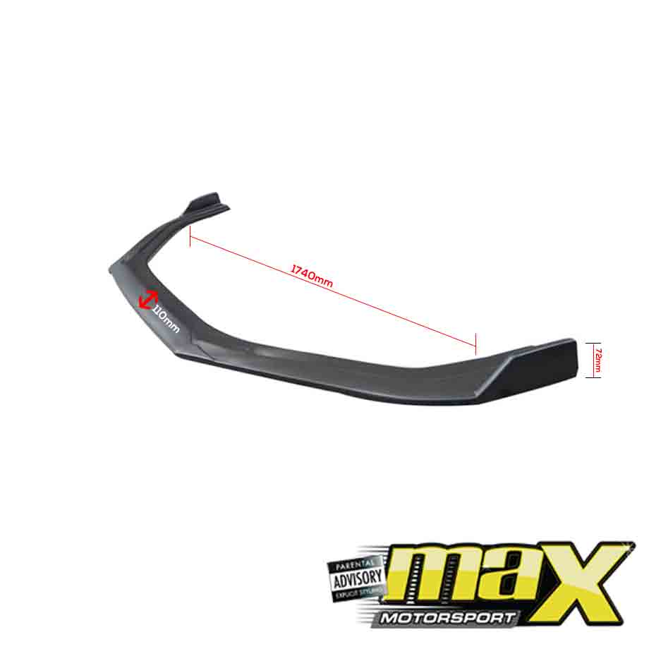 Universal Plastic Front Lip Spoiler maxmotorsports