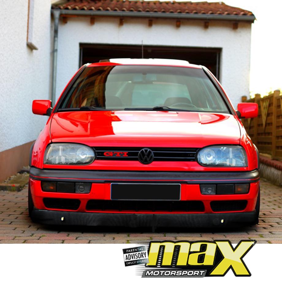 Universal Plastic Front Spoiler With Eagle Eye Fogs maxmotorsports