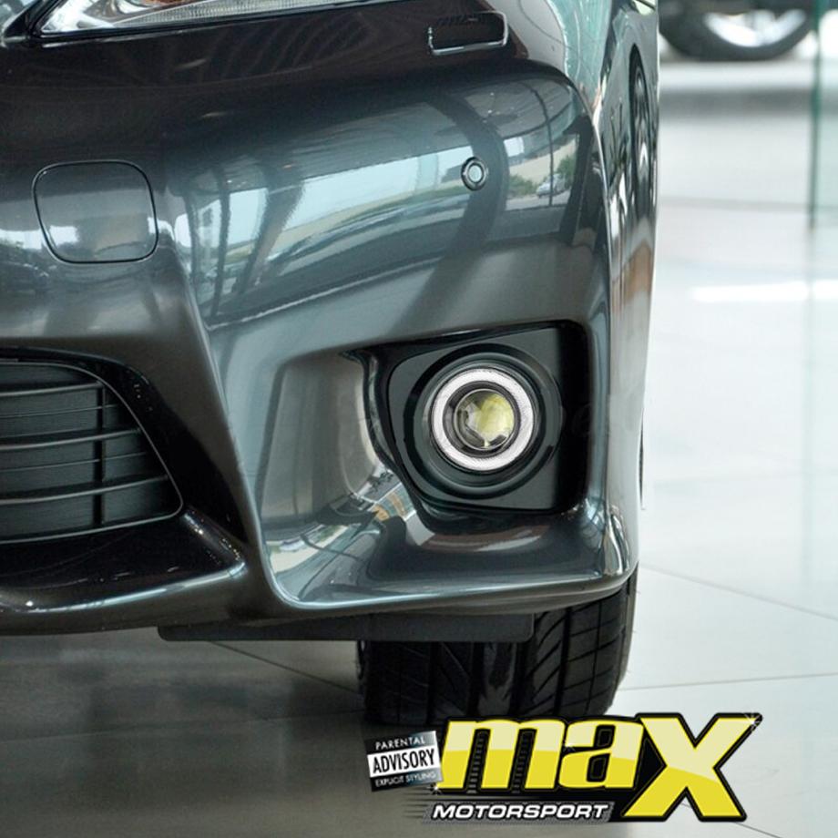 Universal Projector LED Angel Eye Fog Light Max Motorsport