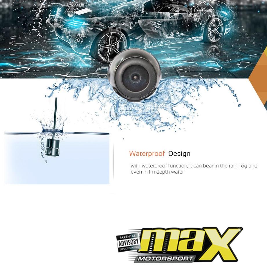 Universal Round Rear View Camera maxmotorsports