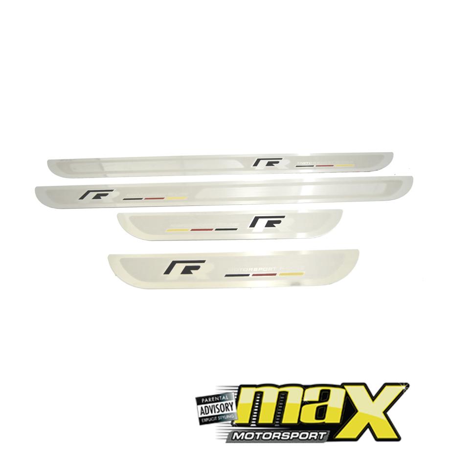 Universal VW R Aluminium Door Step Sills maxmotorsports