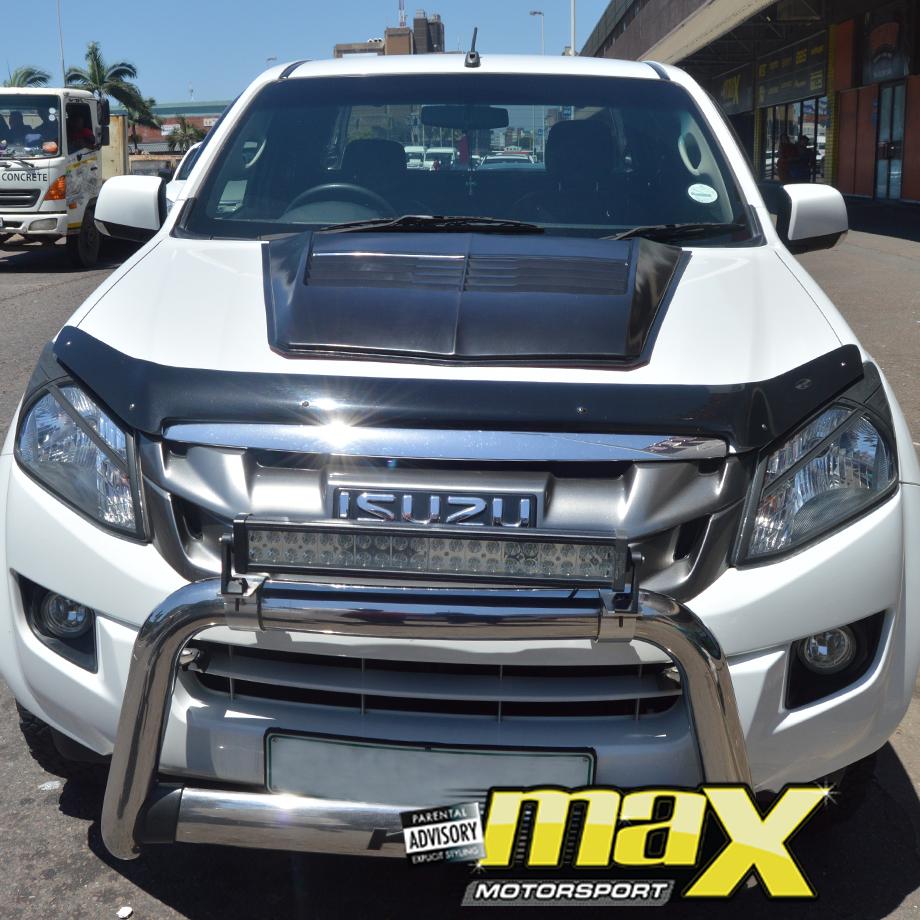 Universal Vented Bonnet Scoop (Matte Black) maxmotorsports