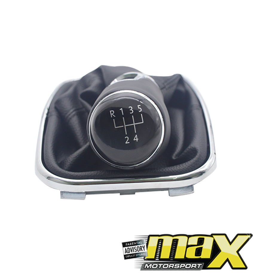 VW Golf 4 Leather Gear Knob + Boot Cover (5 Speed)