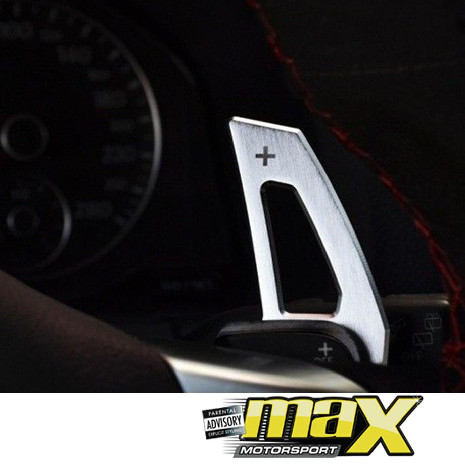 VW Golf 5 / 6 Brush Aluminium Paddle Shift Extensions maxmotorsports