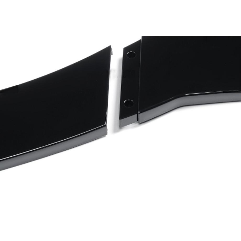 VW Golf 5 GTI Gloss Black 3-Piece Plastic Front Spoiler maxmotorsports