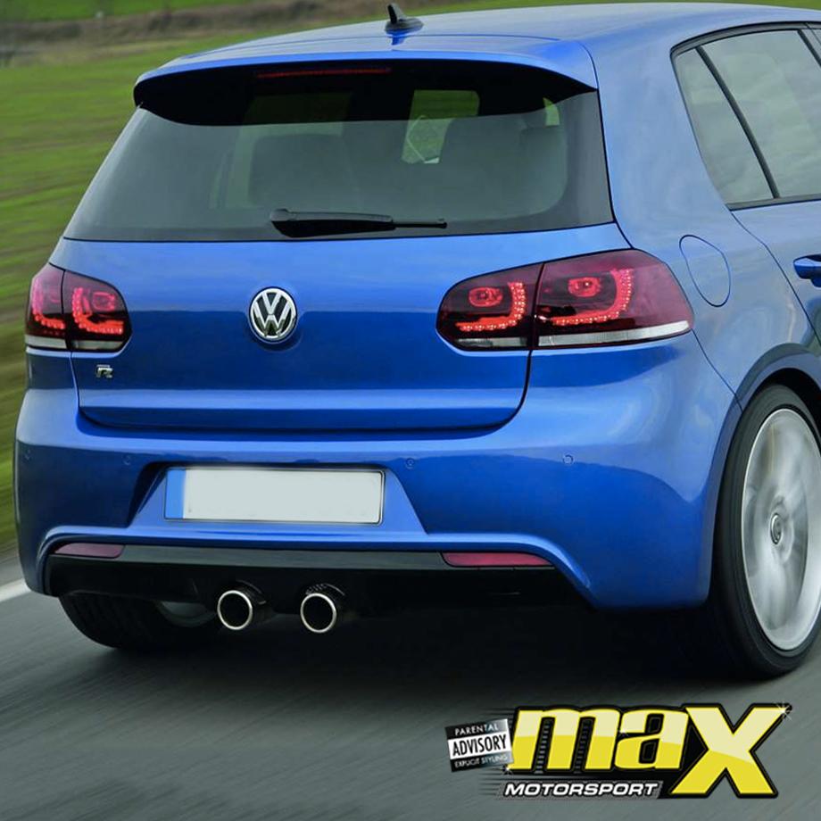 VW Golf 6 R20 Style Plastic Rear Bumper Upgrade maxmotorsports