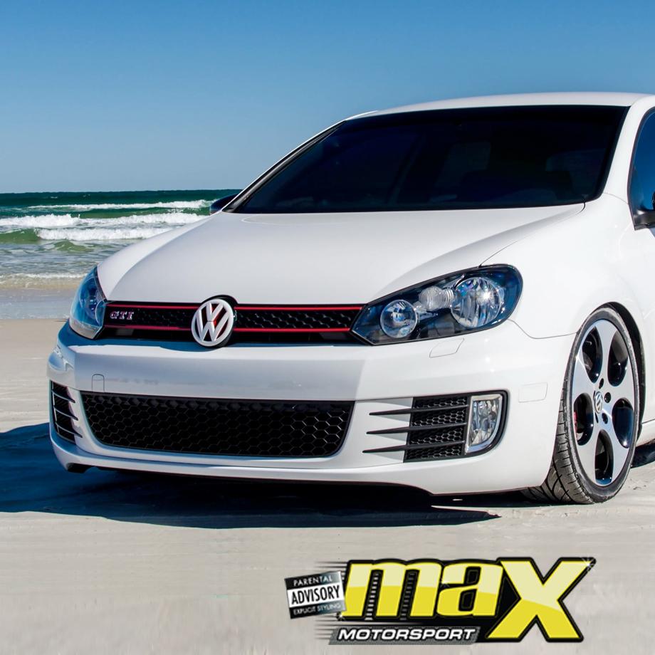 Suitable To Fit - VW Golf 6 GTI Front Plastic Bumper With Fogs