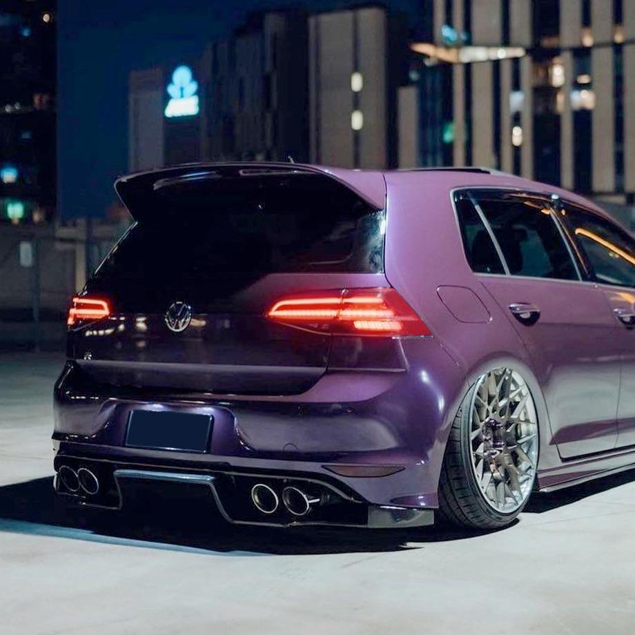 VW Golf 7 / 7.5 OEM Style Smoked Red LED Sequential Taillights Max Motorsport