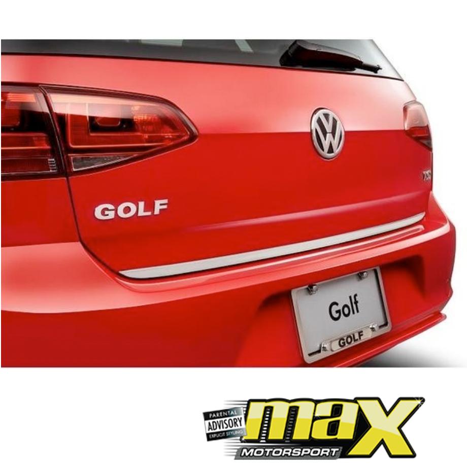 VW Golf 7 Chrome Aluminum Boot Lid Strip maxmotorsports
