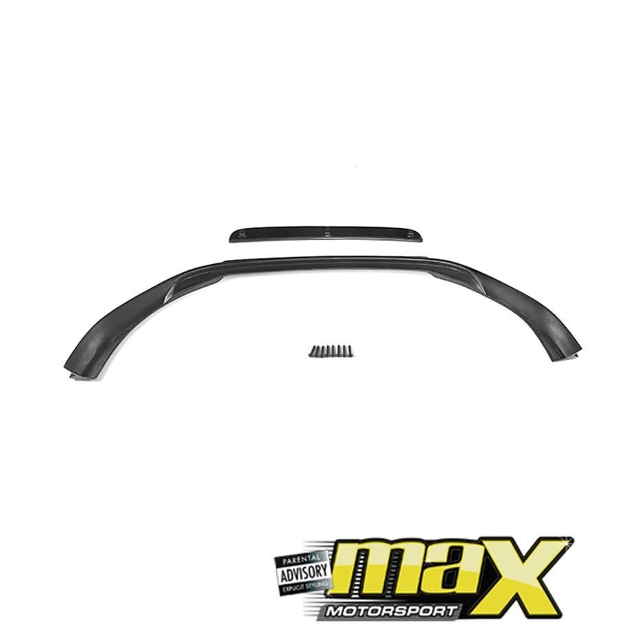 VW Golf 7-R Kerscher Style Gloss Black 2-Piece Front Spoiler maxmotorsports