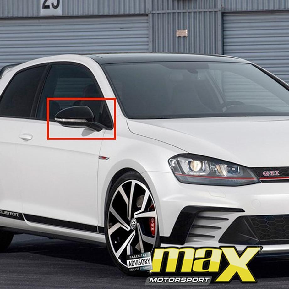 VW Golf 7 Side Mirror Smoked LED Sequential Indicator Light maxmotorsports
