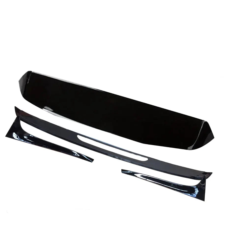 【Wing…】MELIFIQUE VW Golf 7 Gloss Black Plastic Roof Spoiler With Extensions – Max