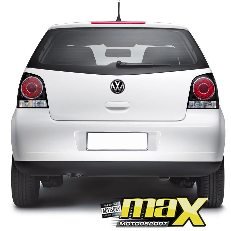 VW Polo 9N / Vivo - 05-15 Black Taillights maxmotorsports