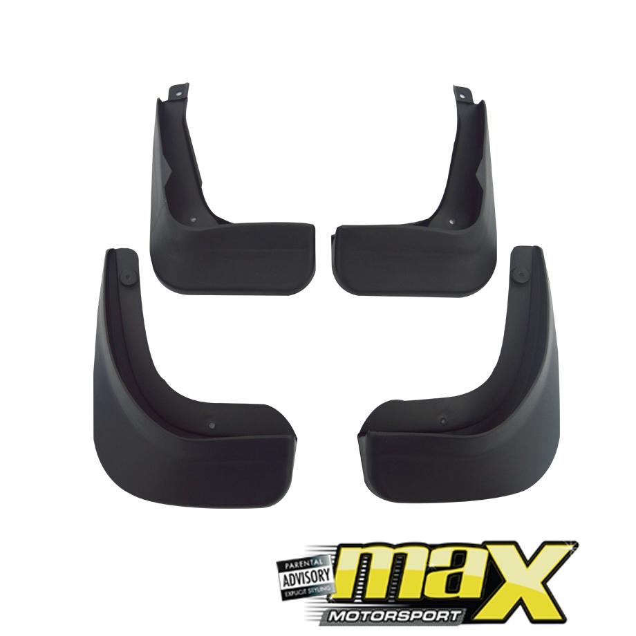 VW Polo 6 TSI (14-18) Plastic Long Mud Flaps (4Pc) maxmotorsports