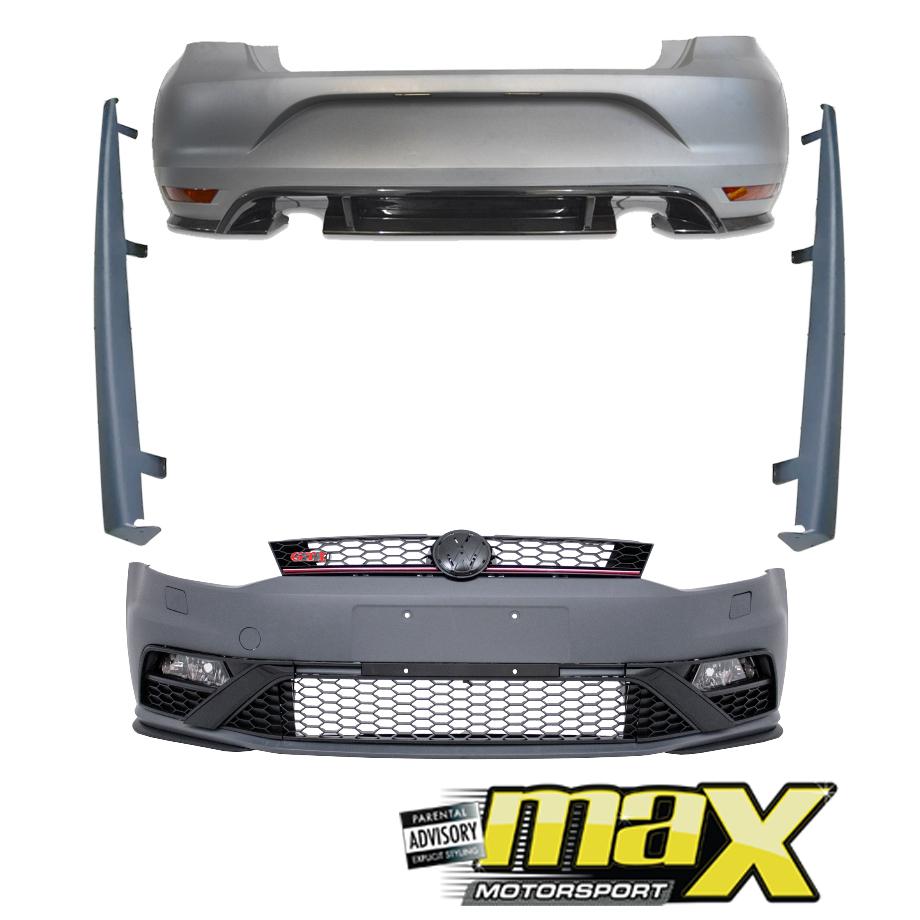 VW Polo 6C (15-On) GTI Style Upgrade Plastic Body Kit – Max Motorsport