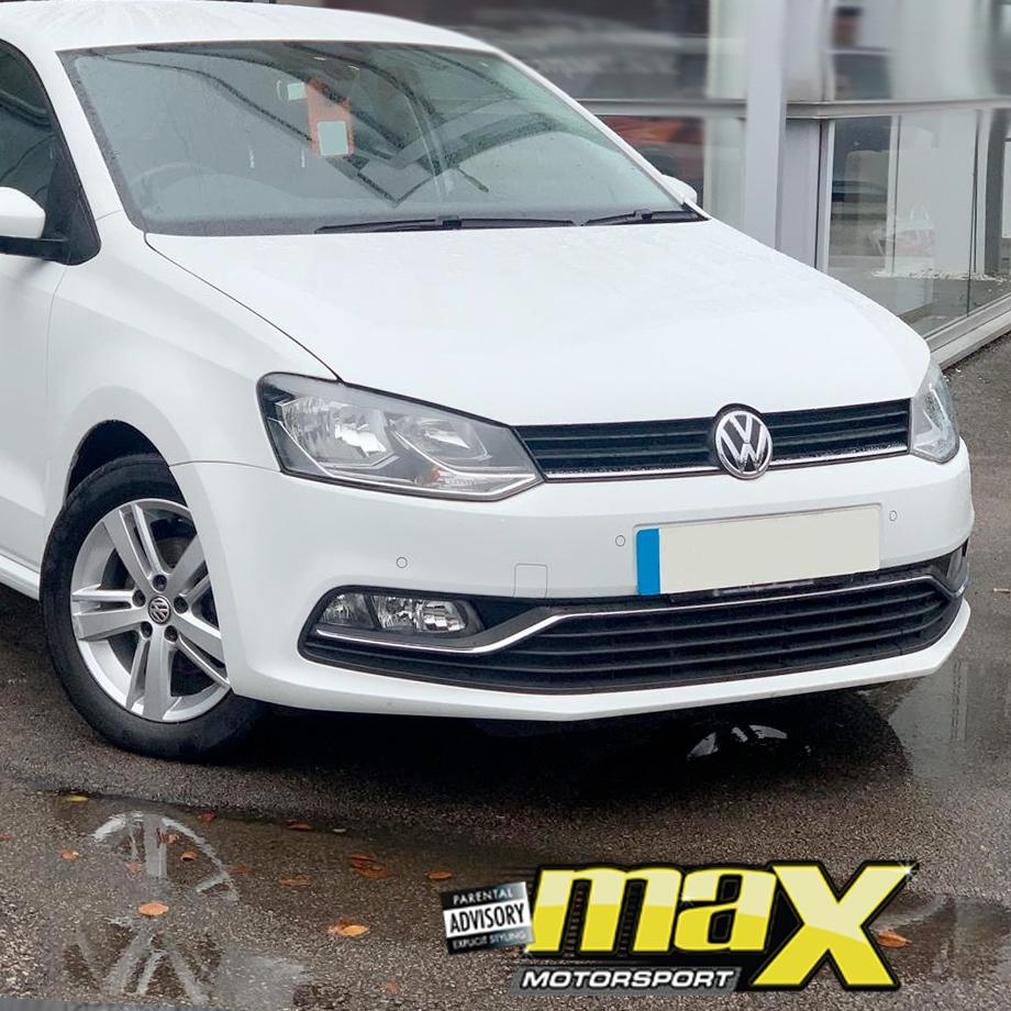 VW Polo 6R TSI (14-On) Fog Lamp Covers With Centre Grille (5-Piece) maxmotorsports