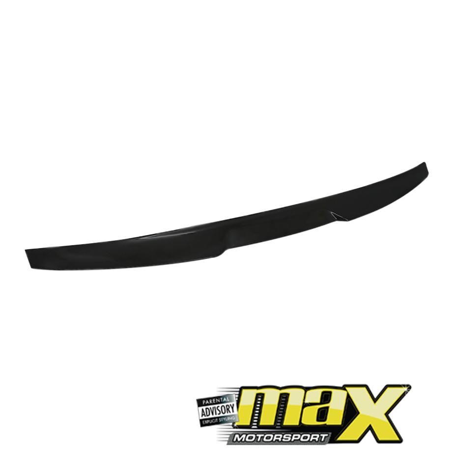 VW Polo 7 Vivo (18-On) Gloss Black Plastic Roof Spoiler Extension maxmotorsports