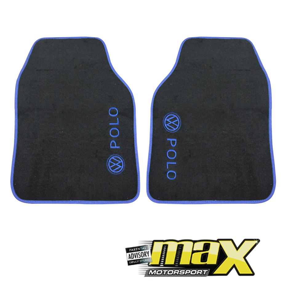 VW Polo Car Mats - (Blue) Max Motorsport