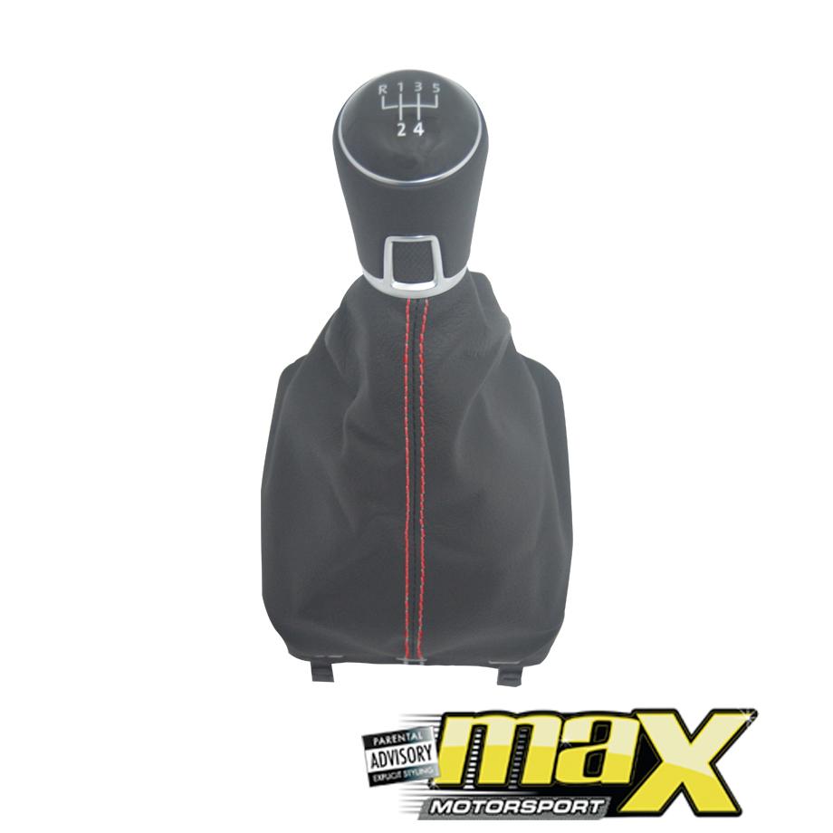 gear knob cover VW Polo Leather Gear Knob + Boot Cover – Max Motorsport