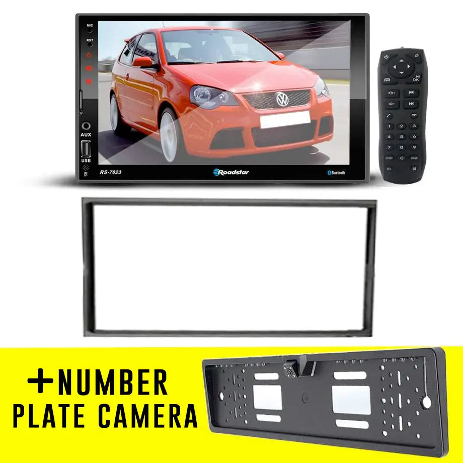 VW Polo Vivo MP5 Double Din Combo - With Number Plate Camera Max Motorsport