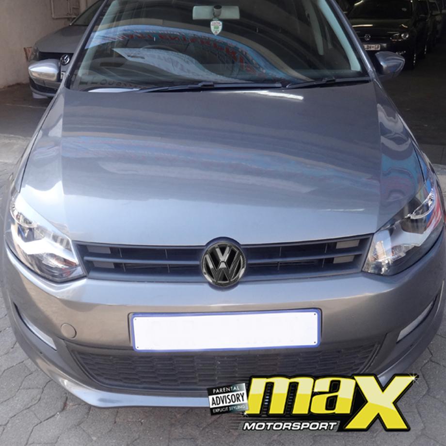 VW Polo (14-18) Carbon Look Stick On Emblem Badge (Pair) maxmotorsports