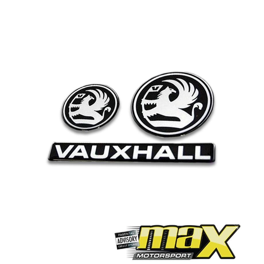 Vauxhall Logo 3 Piece Sticker Pack maxmotorsports