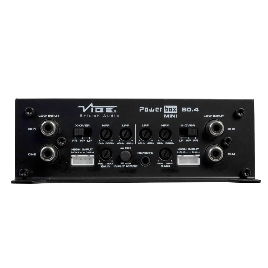 Vibe Powerbox80.4M-V0 4 Channel Class D Amplifier (960W) Vibe Audio