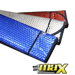 Windscreen Sun Visor Protective Shade (Silver,Blue,Red) maxmotorsports
