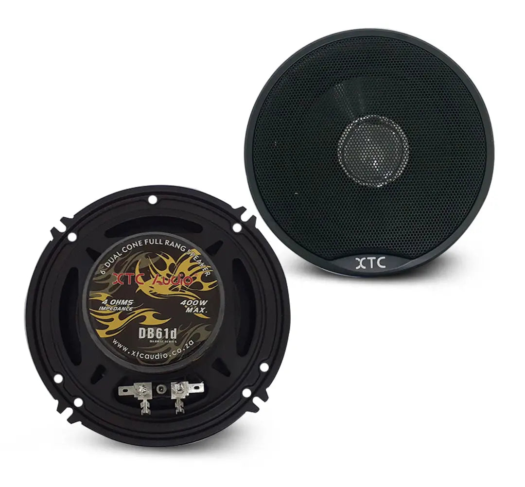 XTC DB Series 6" Dual Cone Speakers (400W) XTC Audio