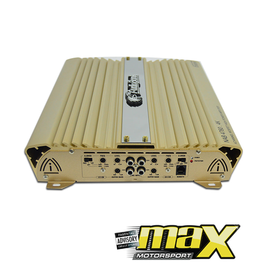 Audiobank Nab-4760.4k 4-Channel Amplifier (6800W)