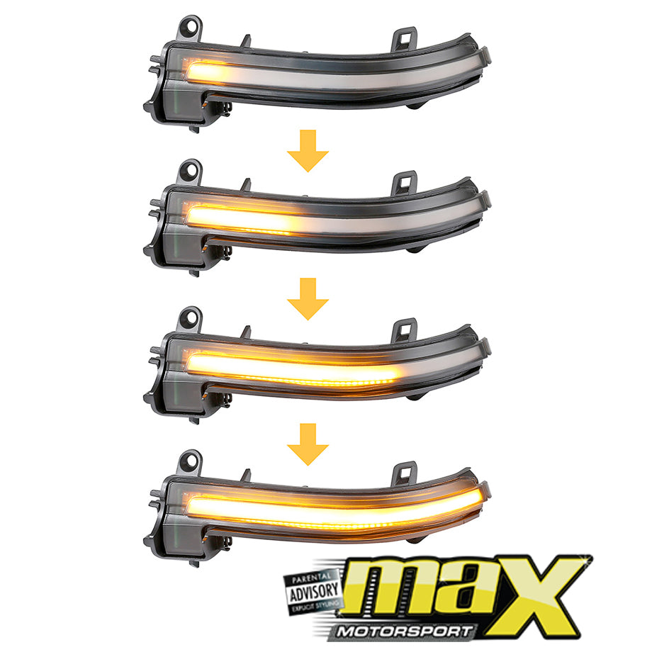 BM F32 4-Series Side Mirror Smoked LED Sequential Indicator Light