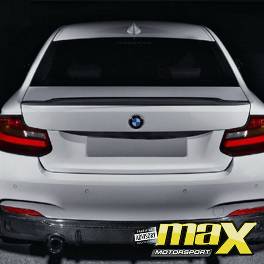 BM F87 M2 Carbon Fibre Boot Spoiler