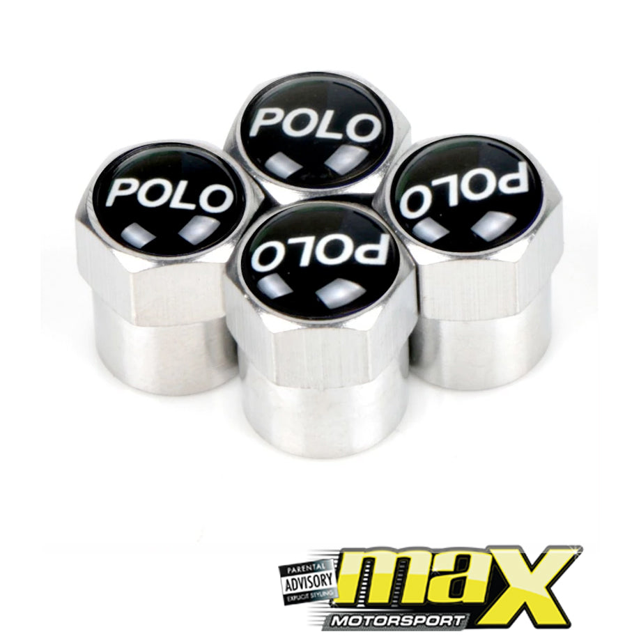 VW Polo Aluminium Valve Caps (Silver)