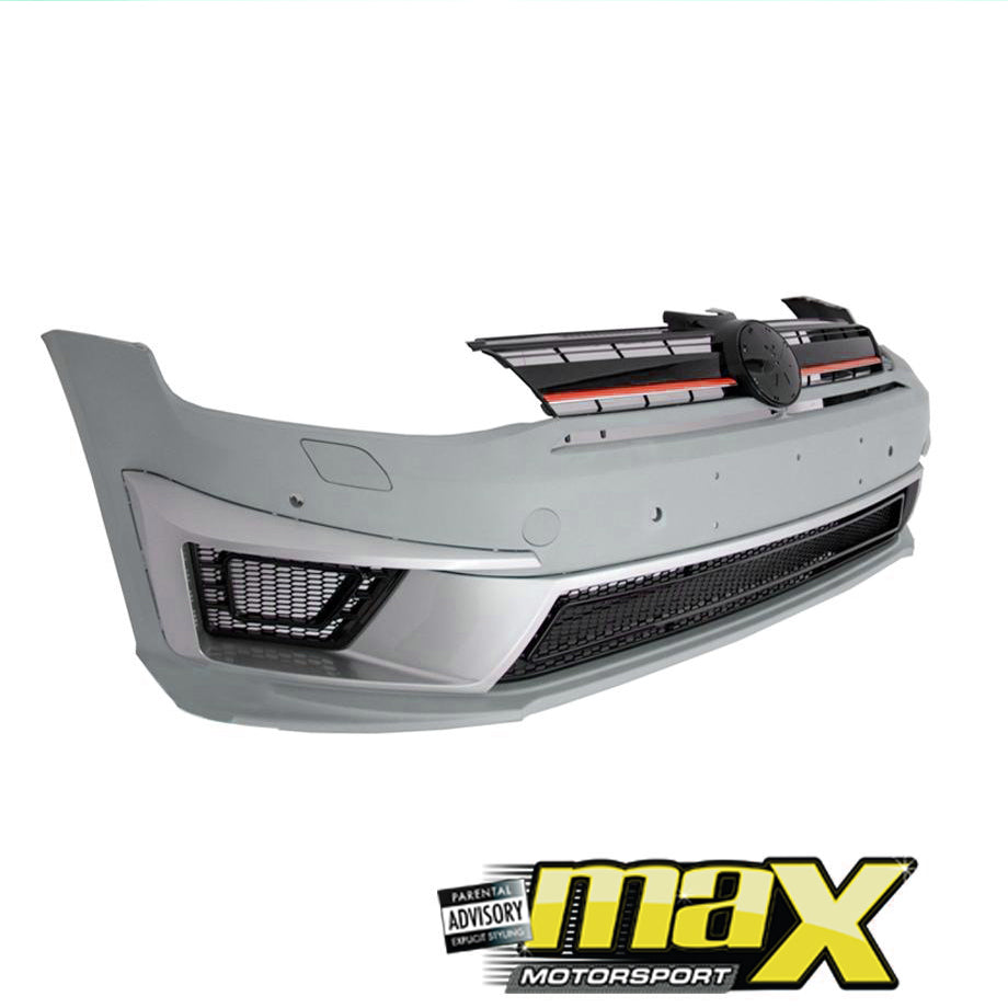 Suitable To Fit - VW Golf 7 R400 Style Plastic Front Bumper Upgrade