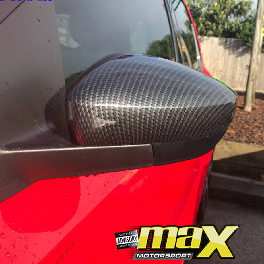 VW Polo 6 Carbon Fibre Mirror Cover