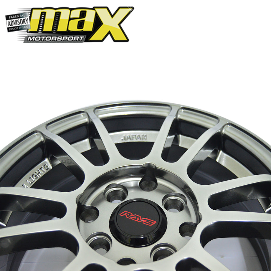 14 Inch Mag Wheel - MX15013 Rays Replica Wheels - (4x100/114.3 PCD)