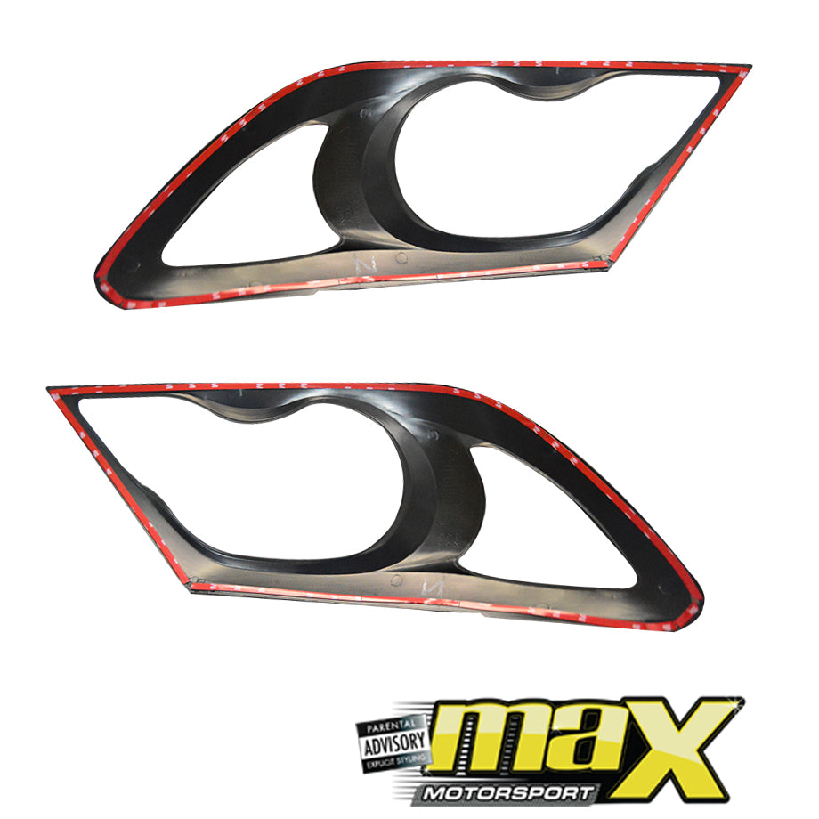 Toyota Hilux (05-11) Matte Black Headlight Surround