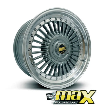 15 Inch Mag Wheel - MX7617 Emit Wheels - (5x100/114.3 PCD) Max Motorsport