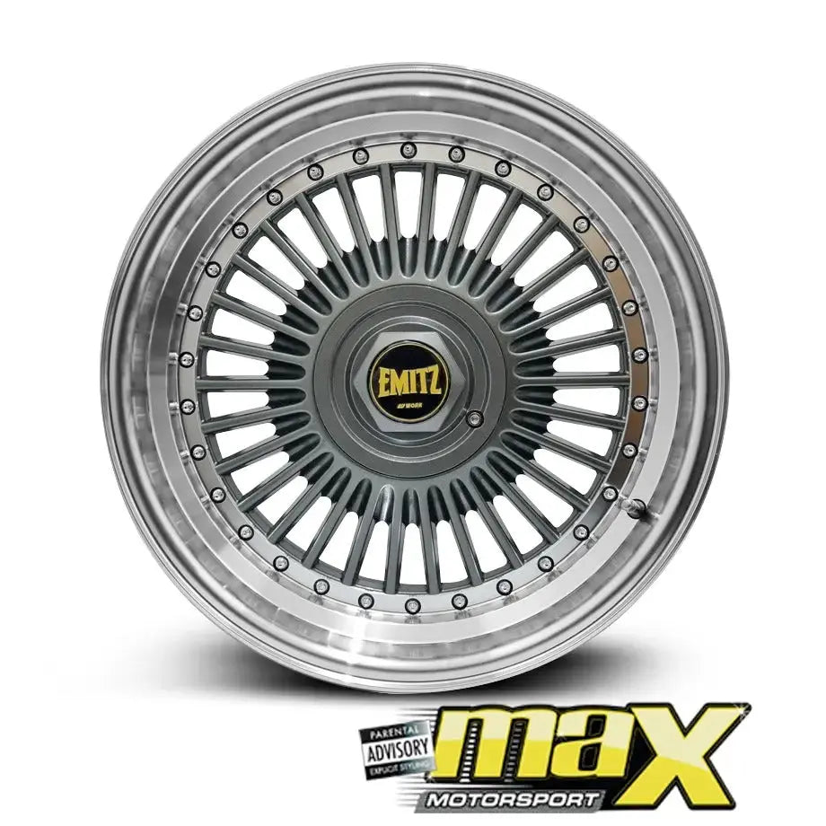 15 Inch Mag Wheel - MX7617 Emit Wheels - (5x100/114.3 PCD) Max Motorsport