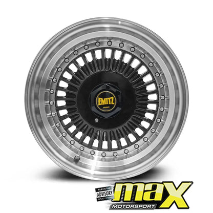 15 Inch Mag Wheel - MX7616 Emit Wheels - (5x100/114.3 PCD) Max Motorsport