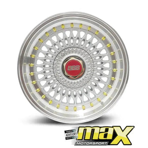 15 Inch Mag Wheel - MX1209-15B BSS Style Wheel (4x100 / 114.3 PCD) Max Motorsport