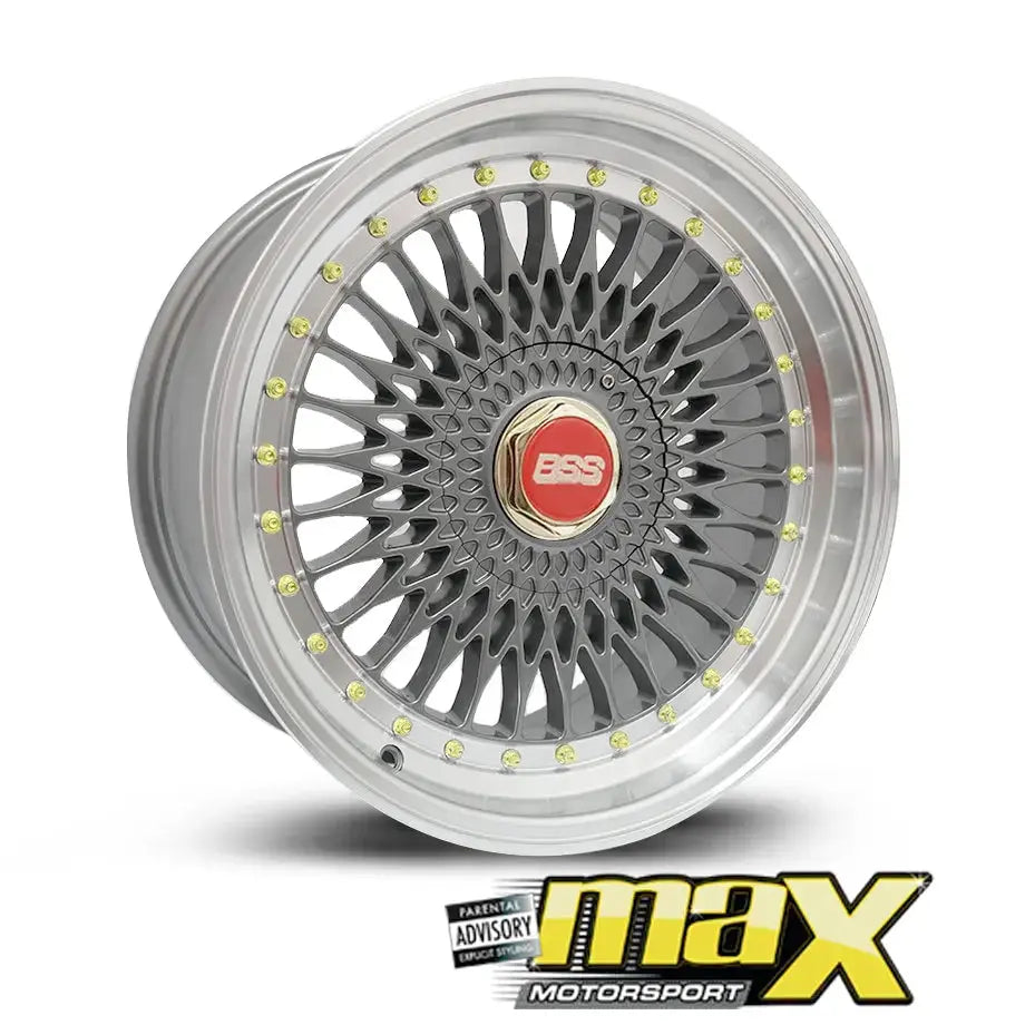 15 Inch Mag Wheel - MX1209-15A BSS Style Wheel (4x100 / 114.3 PCD) Max Motorsport