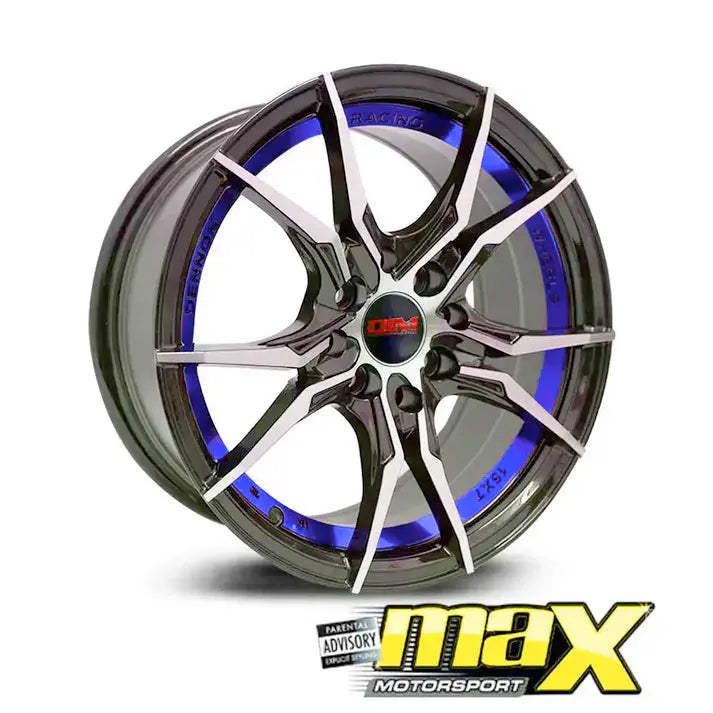 15 Inch Mag Wheel - MX194-BL Wheel - (4x100/114.3 PCD) – Max Motorsport