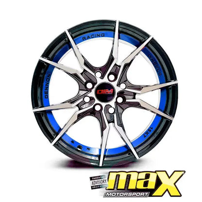 15 Inch Mag Wheel - MX194-BL Wheel - (4x100/114.3 PCD) – Max Motorsport
