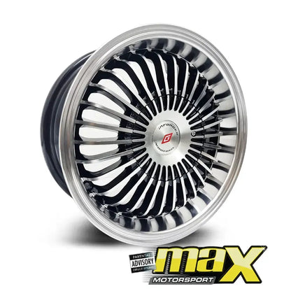13 Inch Mag Wheel - MX155-13 Wheel - (4x100/114.3 PCD) (Copy) Max Motorsport