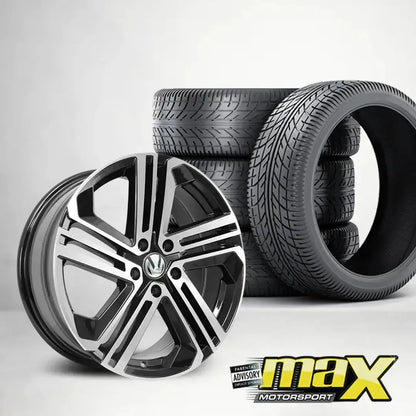 14 Inch MX452-14RD VSN Style Wheel & Tyre Combo (4x100/114.3 PCD) Max Motorsport