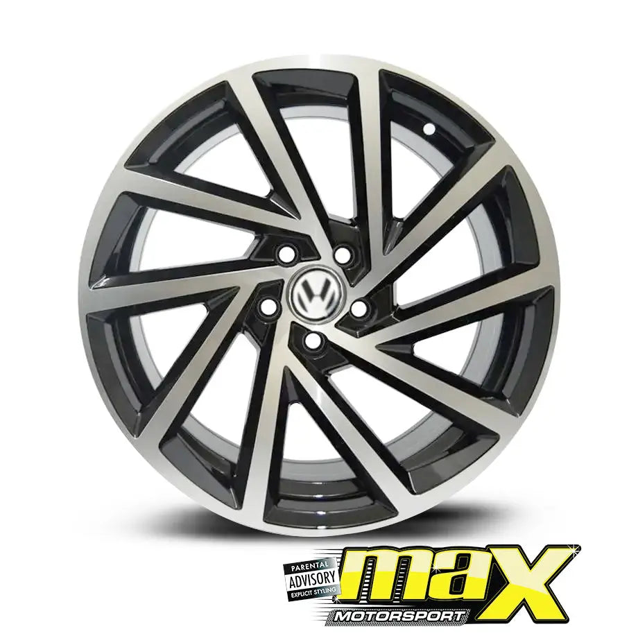 14 Inch Mag Wheel - MX3141 Golf 7.5 R Style Wheel - 5x100 PCD maxmotorsports