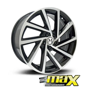 14 Inch Mag Wheel - MX3141 Golf 7.5 R Style Wheel - 5x100 PCD maxmotorsports
